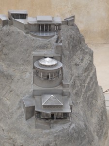 Model of Massada Fortress and Palace
