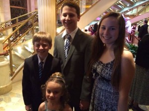 Formal Night with four wonderful grandchildren