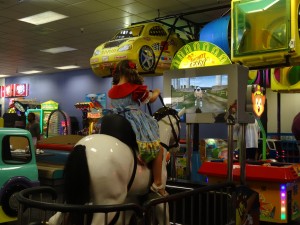 Lunch and Rides at Chuck E Cheese